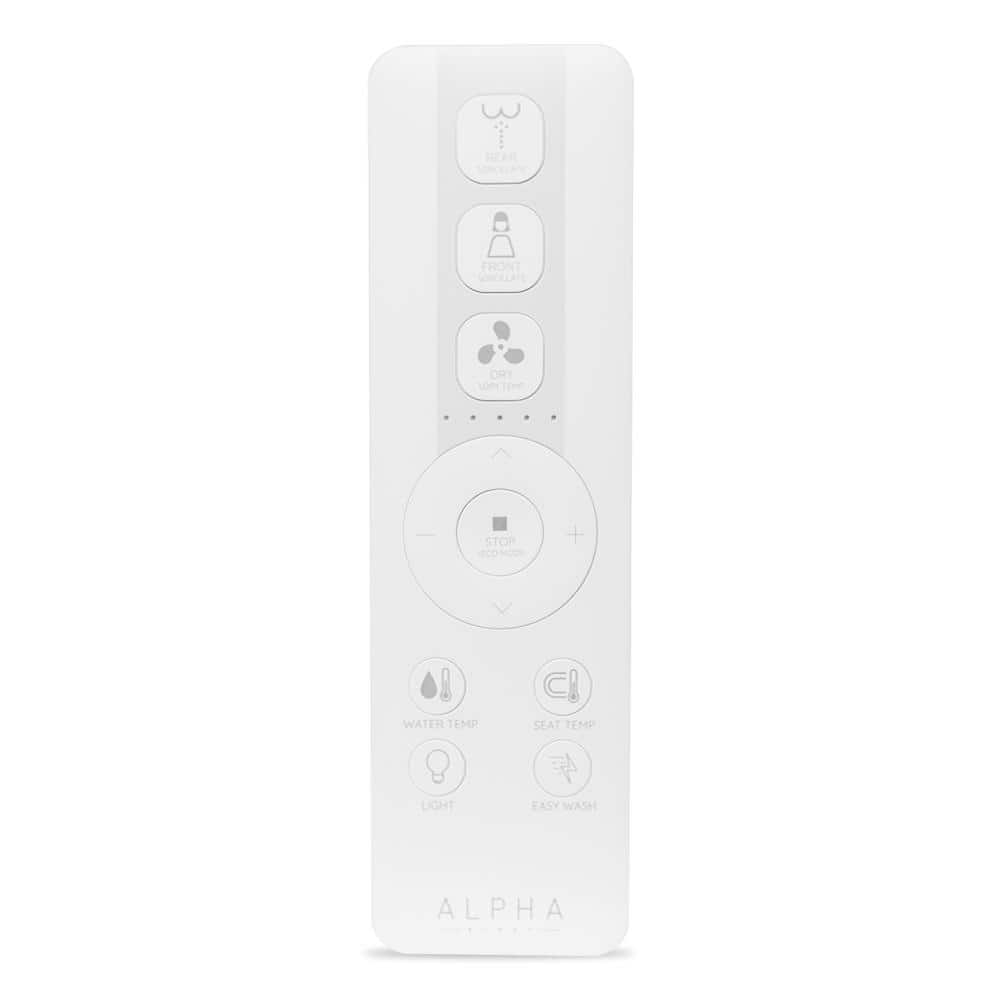 Alpha Bidet iX Pure Electric Bidet Seat for Round Toilets in White (2)