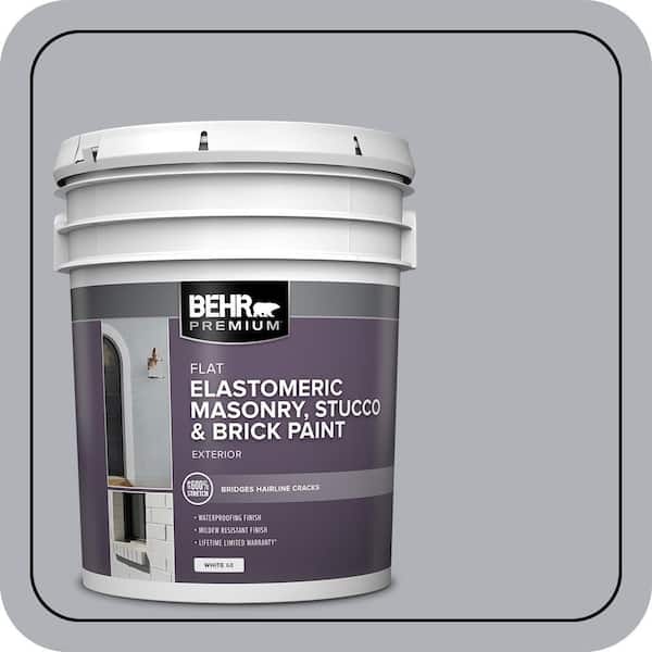 BEHR PREMIUM 5 gal. #N510-3 Stargazer Elastomeric Masonry, Stucco and Brick Exterior Paint (2)