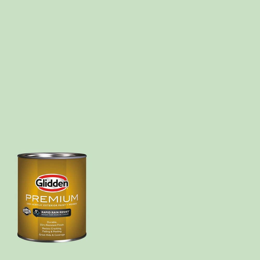 Glidden Premium 1 qt. PPG1131-3 Dreamcatcher Flat Exterior Latex Paint