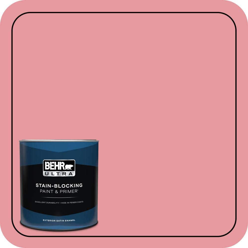 BEHR ULTRA 1 qt. #P160-3 All Dressed Up Satin Enamel Exterior Paint & Primer