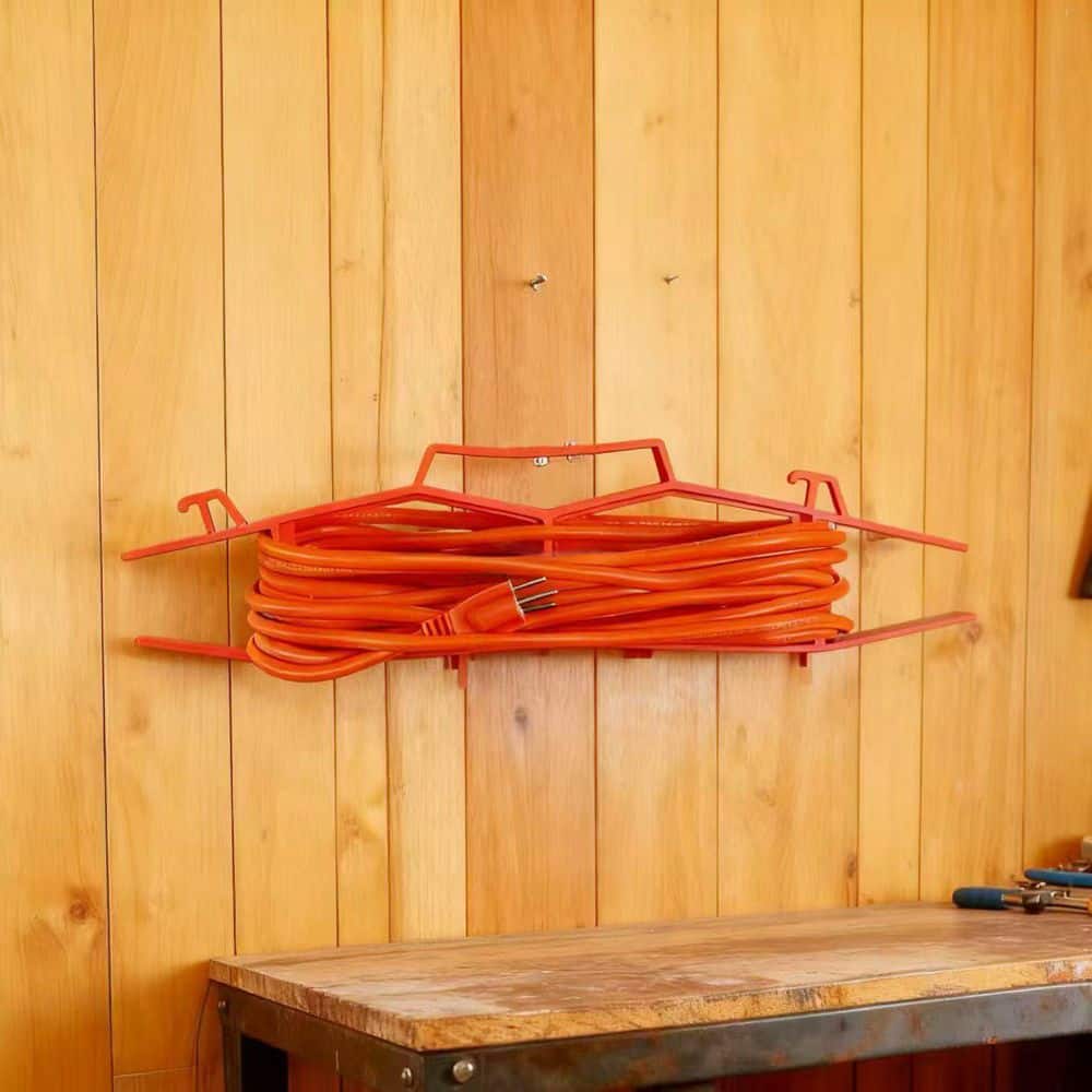 HDX 150 ft. 16/3 Extension Cord Reel Storage Wrap (4)
