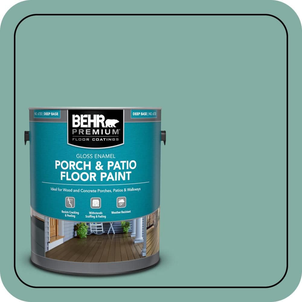 BEHR PREMIUM 1 gal. #M440-4 Summer Dragonfly Gloss Enamel Interior/Exterior Porch and Patio Floor Paint