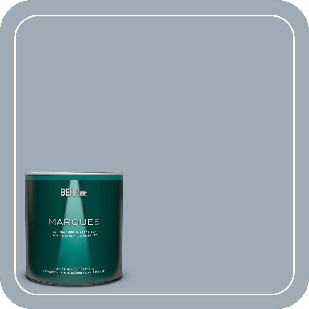 BEHR MARQUEE 1 qt. #T13-6 Twilight Semi-Gloss Enamel Interior Paint & Primer
