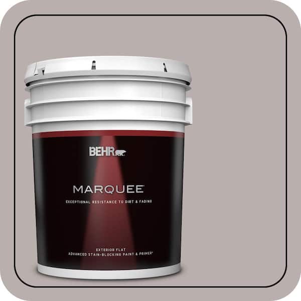BEHR MARQUEE 5 gal. #PPU17-11 Vintage Mauve Flat Exterior Paint & Primer (2)