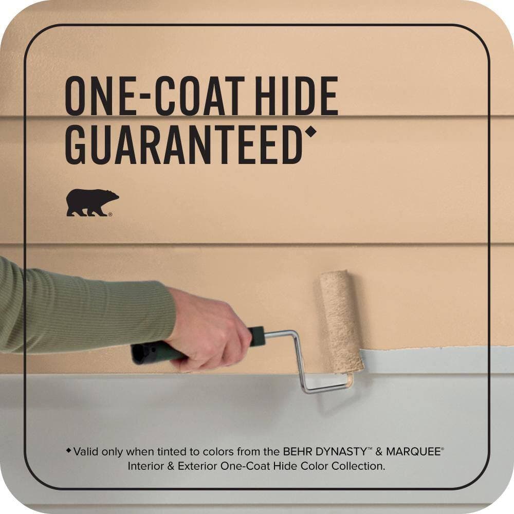 BEHR MARQUEE 5 gal. #S250-3 Honey Nougat Flat Exterior Paint & Primer (3)