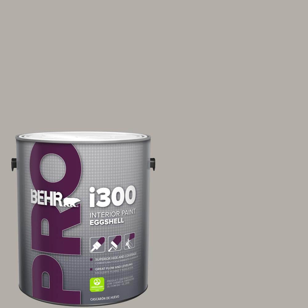 BEHR PRO 1 gal. #T17-09 Laid Back Gray Eggshell Interior Paint