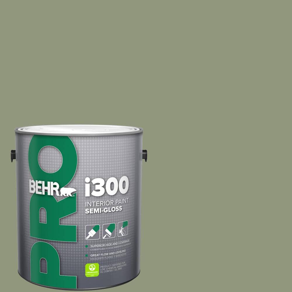 BEHR PRO 1 gal. #ECC-63-1 Autumn Sage Semi-Gloss Interior Paint