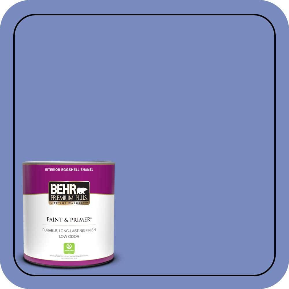 BEHR PREMIUM PLUS #600B-5 Larkspur Bouquet Enamel Low Odor & Primer (1)