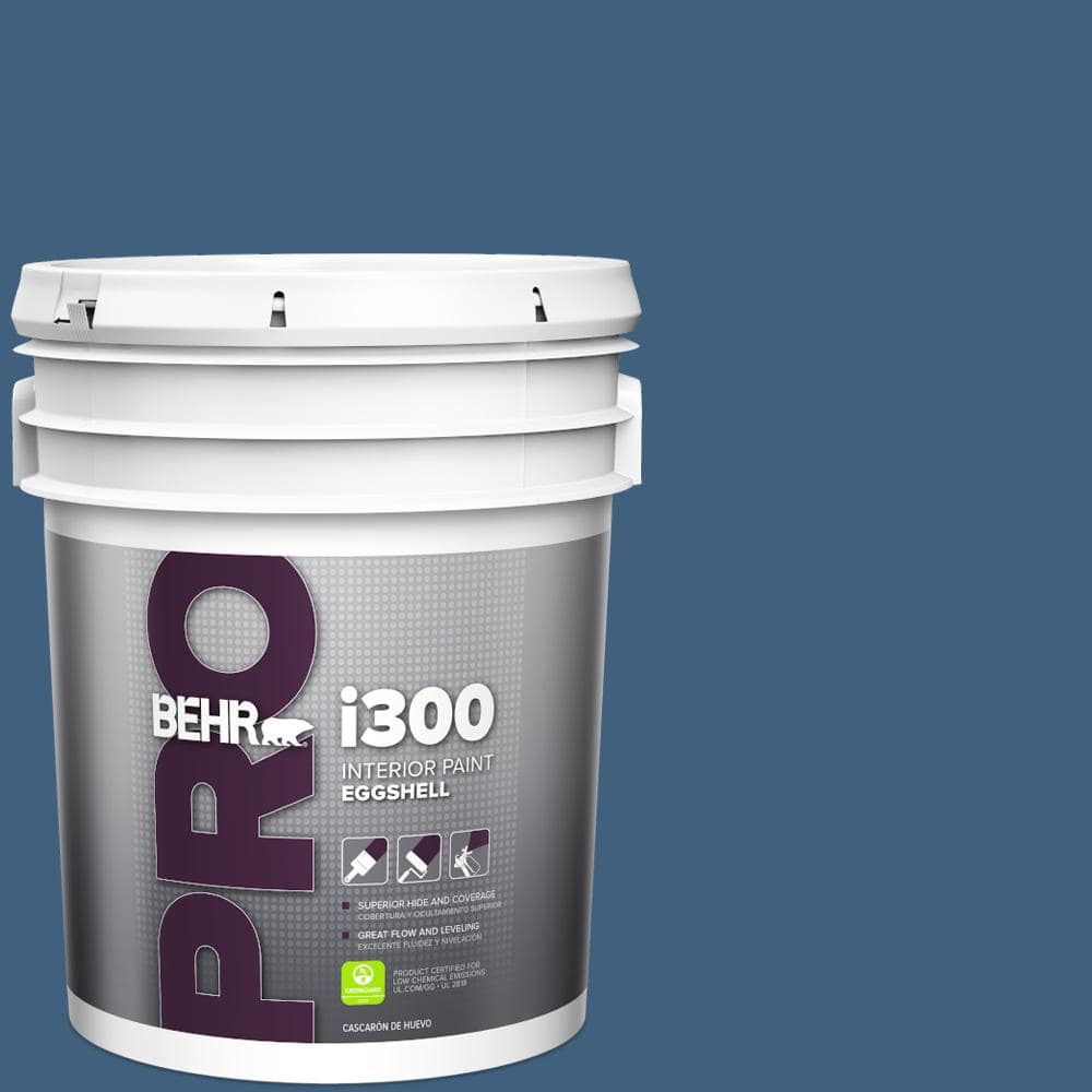 BEHR PRO 5 gal. #M510-6 Tidal Eggshell Interior Paint