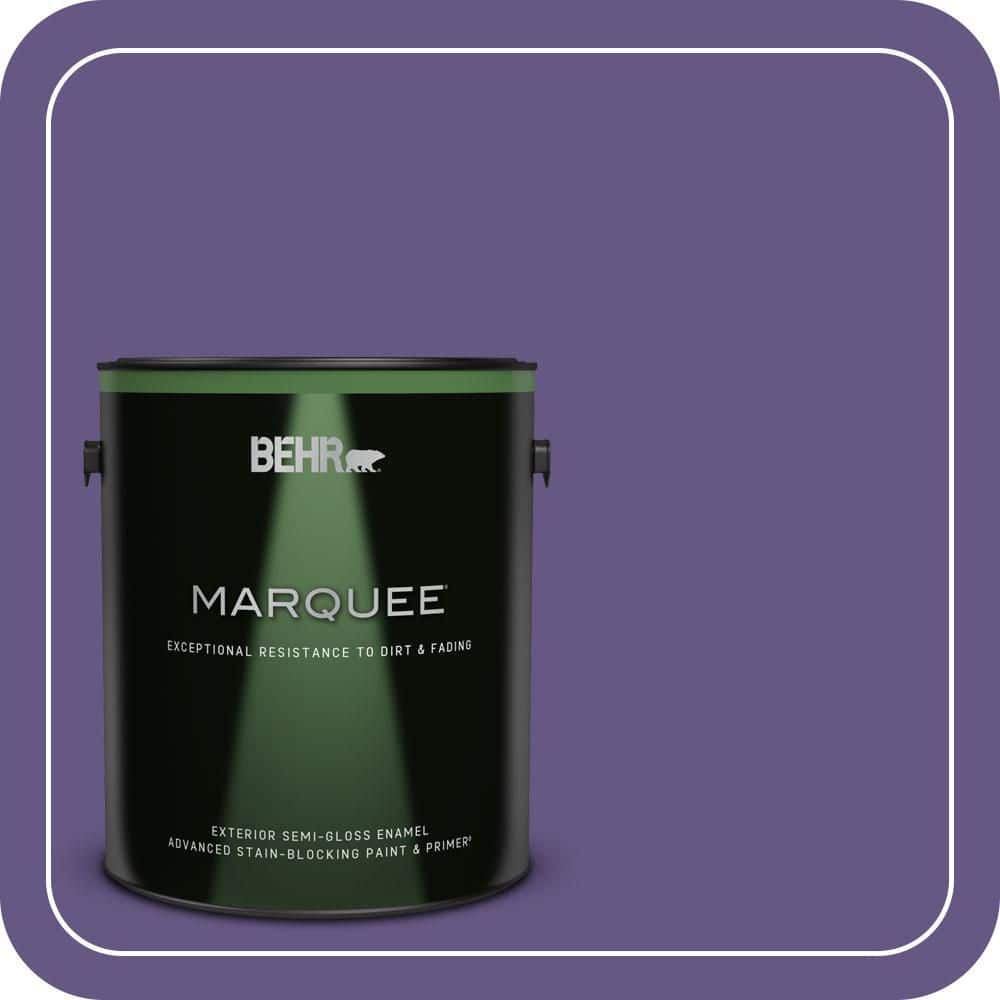 BEHR MARQUEE 1 gal. #640B-7 Berry Jam Semi-Gloss Enamel Exterior Paint & Primer