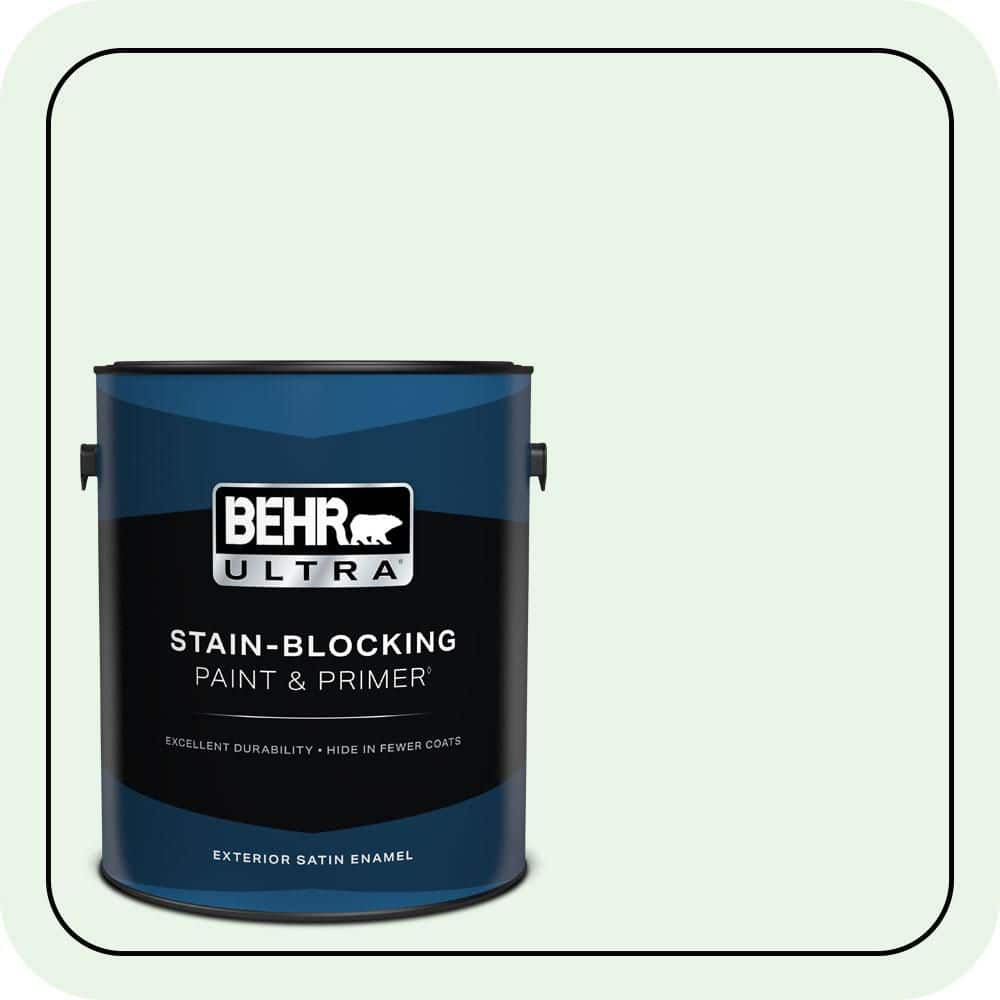 BEHR ULTRA 1 gal. #460A-1 Bubble Satin Enamel Exterior Paint & Primer