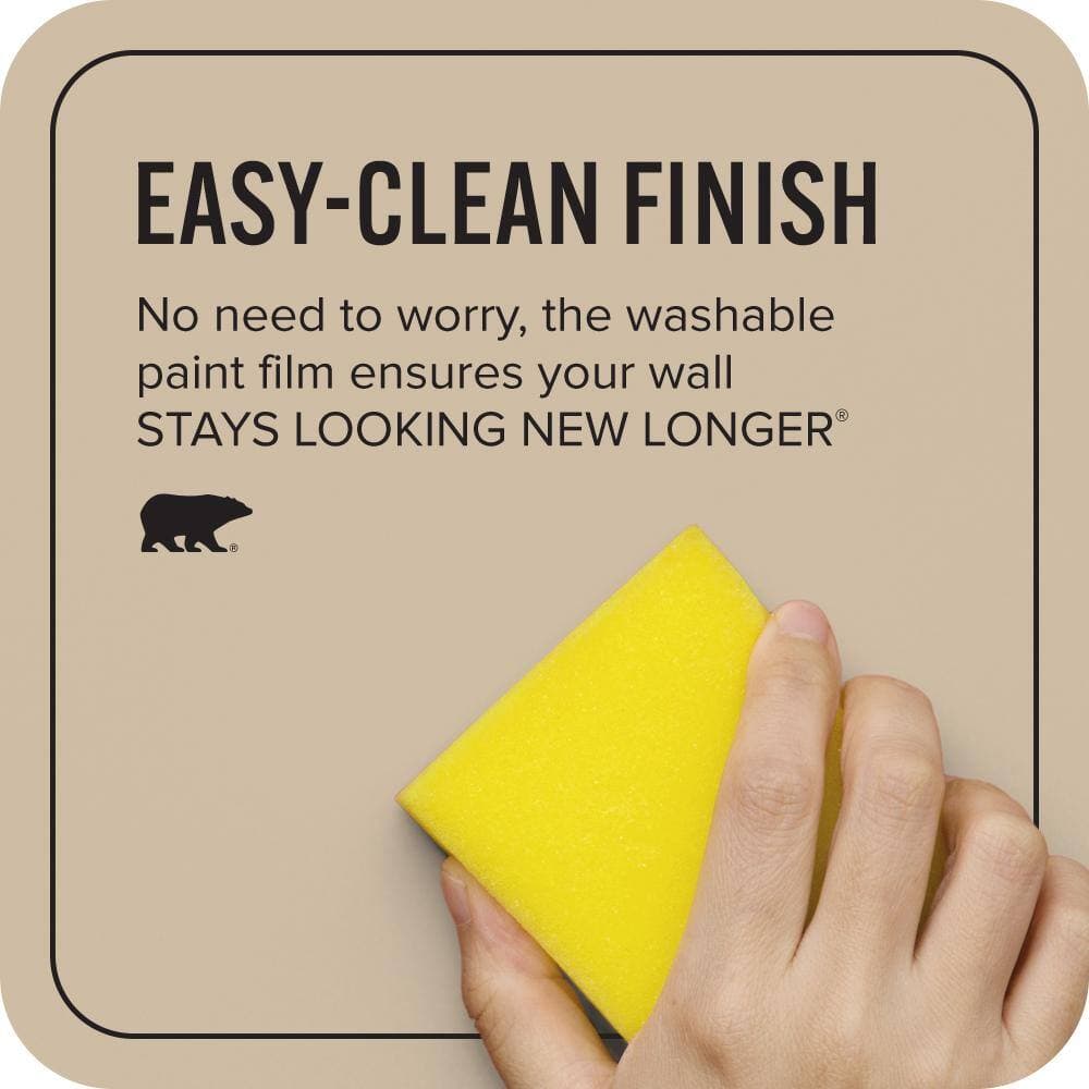 BEHR ULTRA 1 gal. #PWL-83 Distant Tan Extra Durable Flat Interior Paint & Primer (4)