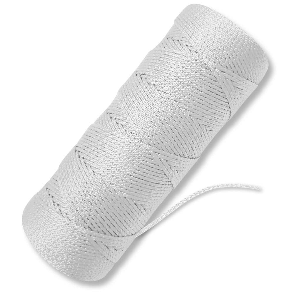 NVNOO 250 ft. 18 Strong Nylon String for Gardening Construction, White (1)
