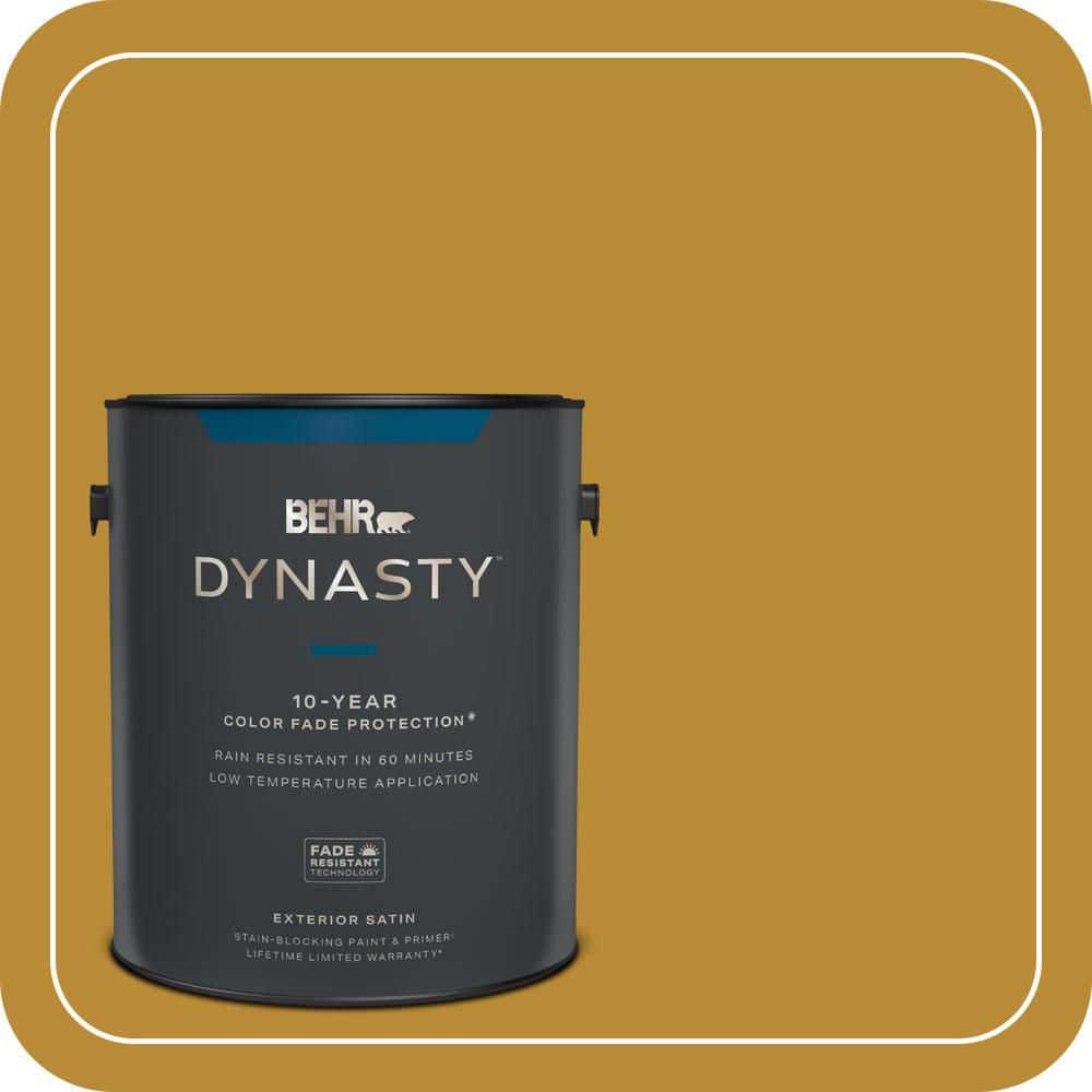 BEHR DYNASTY 1 gal. #S-H-340 Treasures Satin Enamel Exterior Stain-Blocking Paint & Primer