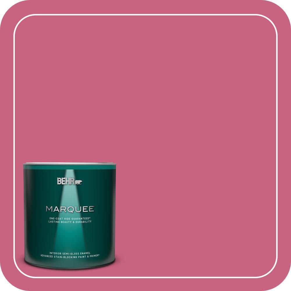 BEHR MARQUEE 1 qt. #P130-6 Ballerina Tutu Semi-Gloss Enamel Interior Paint & Primer