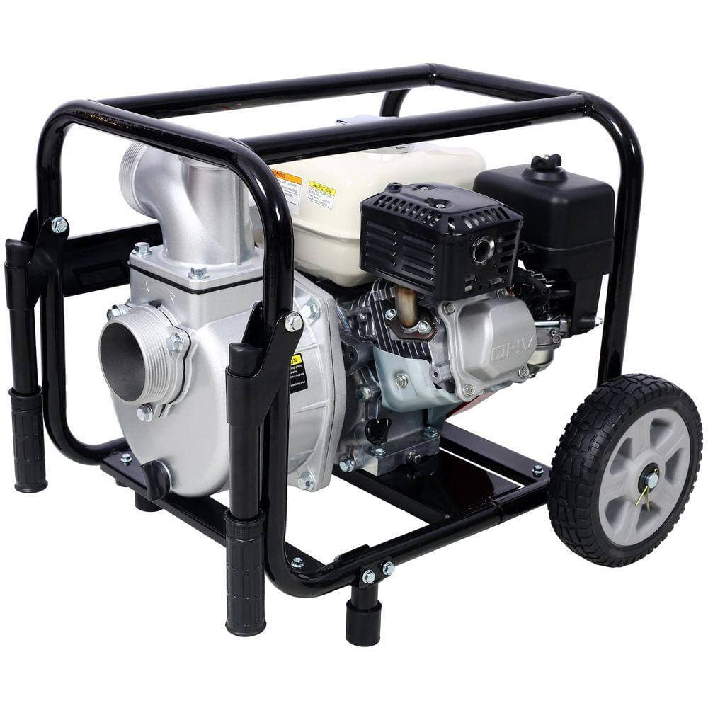 WRIGHTMASTER 5.5 HP Gas 4-Stroke Water Pump, 264 GPM, 3 in. Inlet/Outlet (2)
