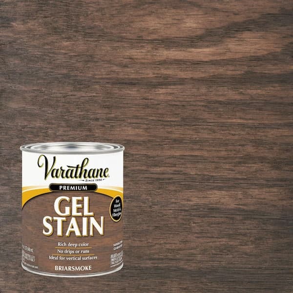 Varathane 1 qt. Briarsmoke Semi-Transparent Interior Wood Gel Stain (2)