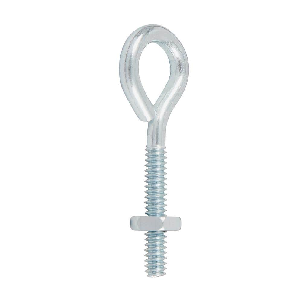 Everbilt 3/16 in.-24 x 2 in. Zinc Eye Bolt (2-Pack) (2)