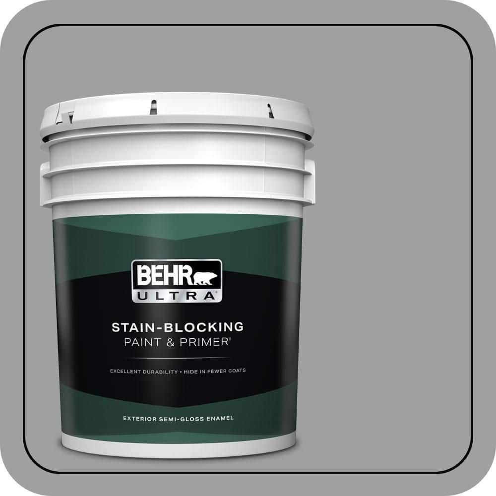 BEHR ULTRA 5 gal. #N460-4 Cosmic Quest Semi-Gloss Enamel Exterior Paint & Primer