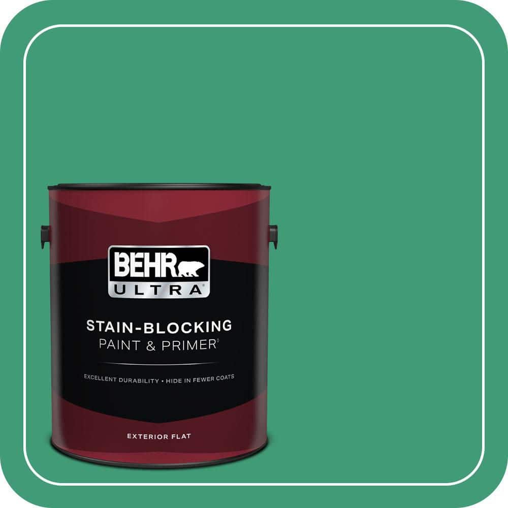 BEHR ULTRA 1 gal. #MQ6-42 Dancing Jewel Flat Exterior Paint & Primer