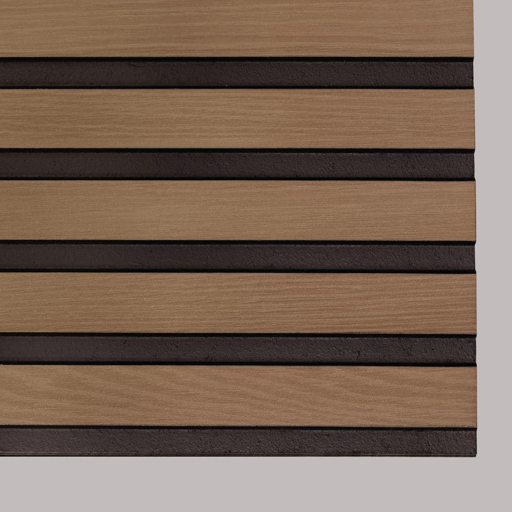 Eucatex 5/16" x 48" x 96" Natural Oak Decorative Slat Wall Panel (4)