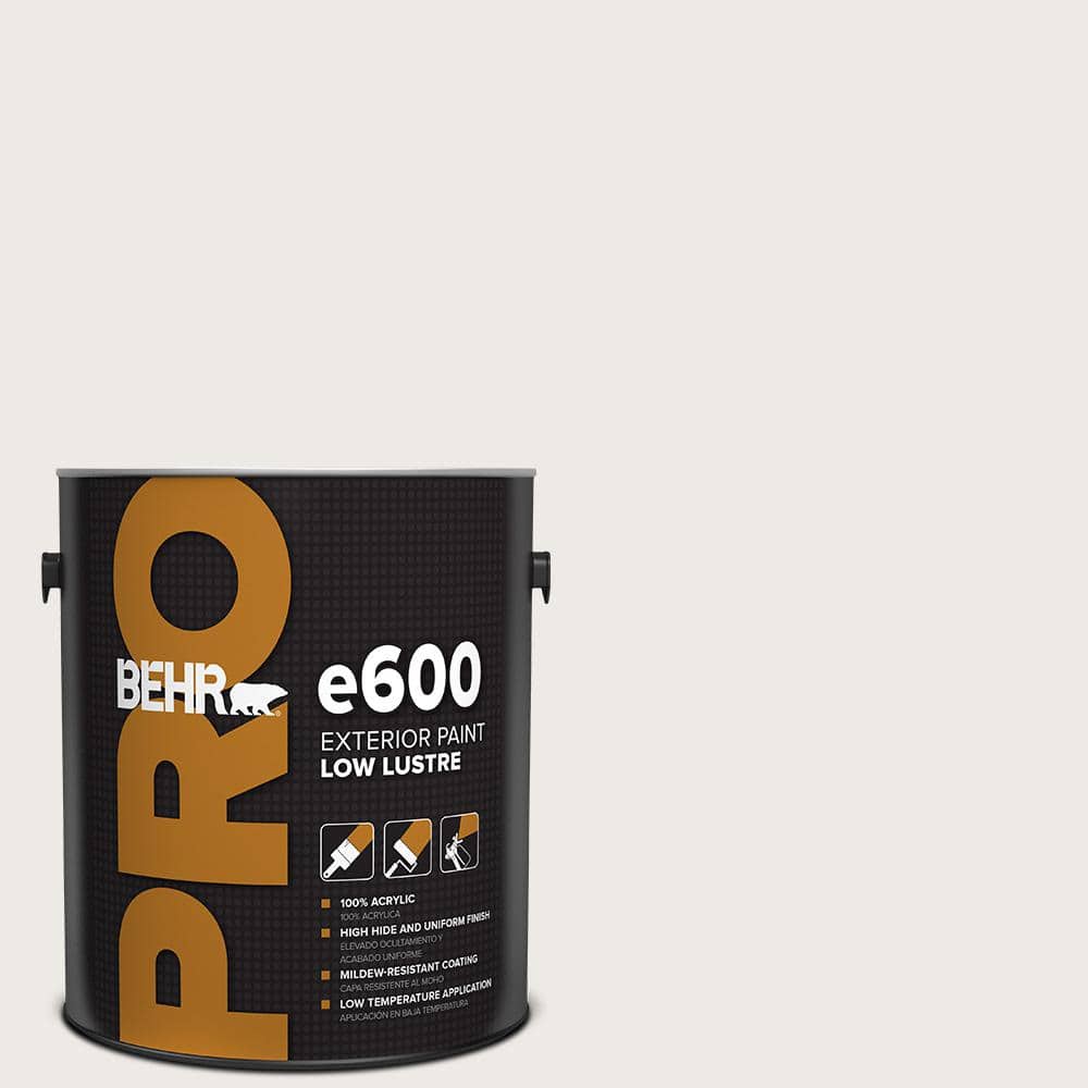 BEHR PRO 1 gal. #750A-1 Chalk color Low Luster Exterior Paint