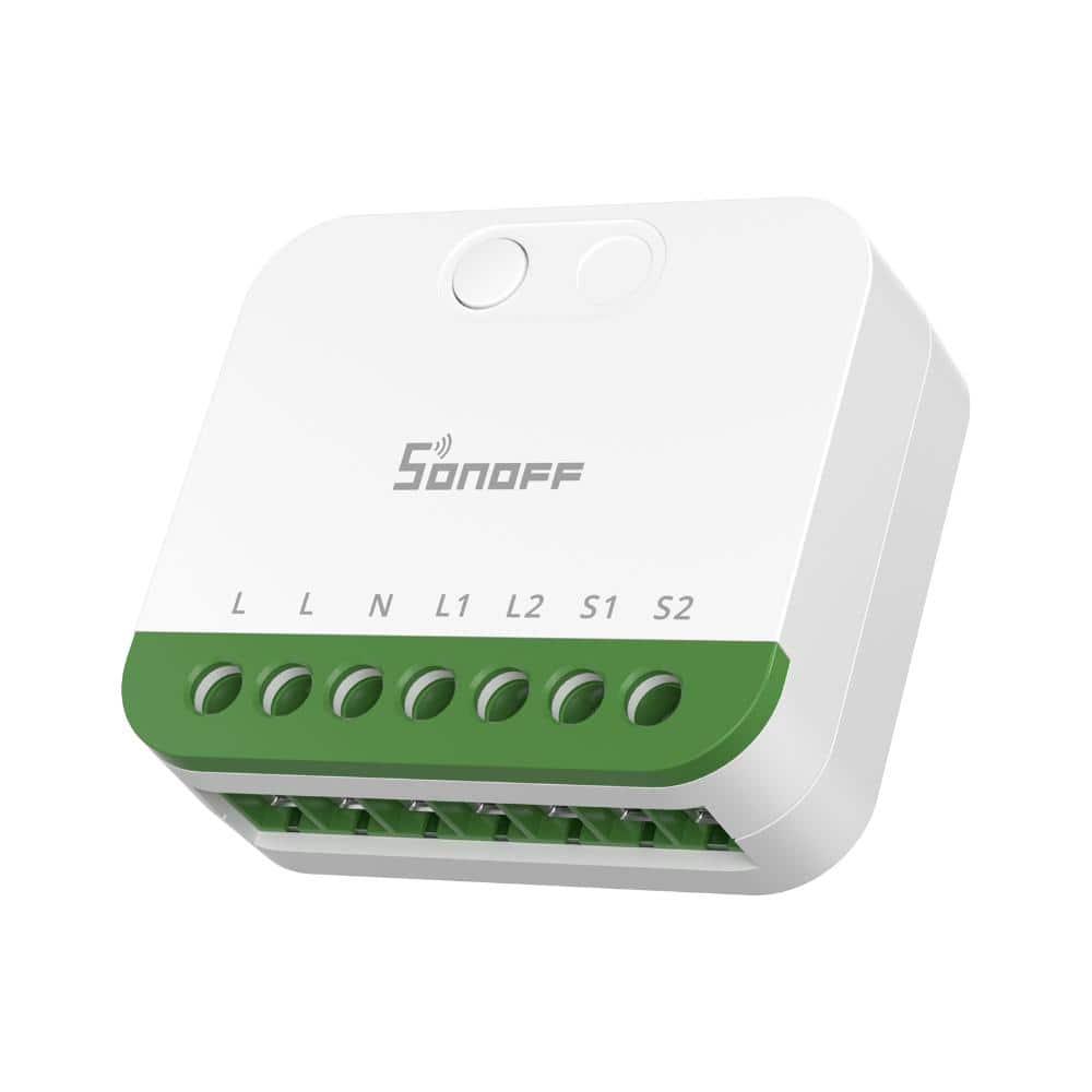 SONOFF MINI Duo Matter Over WiFi 2 Channel WiFi Smart Switch,16A Total Load Compact for Standard Boxes (2)
