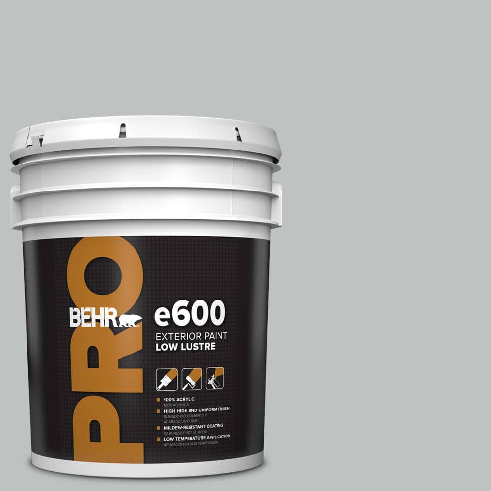 BEHR PRO 5 gal. #PPU26-18 Silver Mine Low Luster Exterior Paint