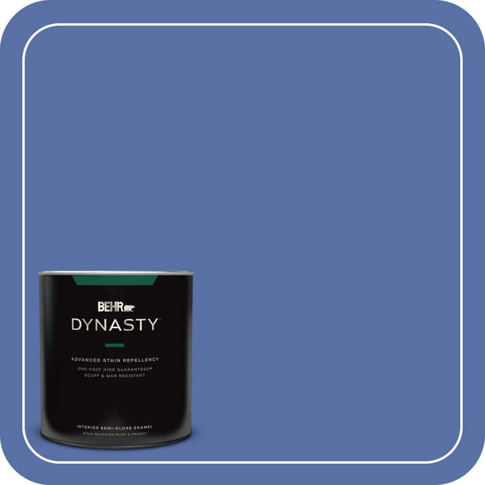 BEHR DYNASTY 1 qt. #MQ5-47 Splendor and Pride One-Coat Hide Semi-Gloss Enamel Interior Stain-Blocking Paint and Primer