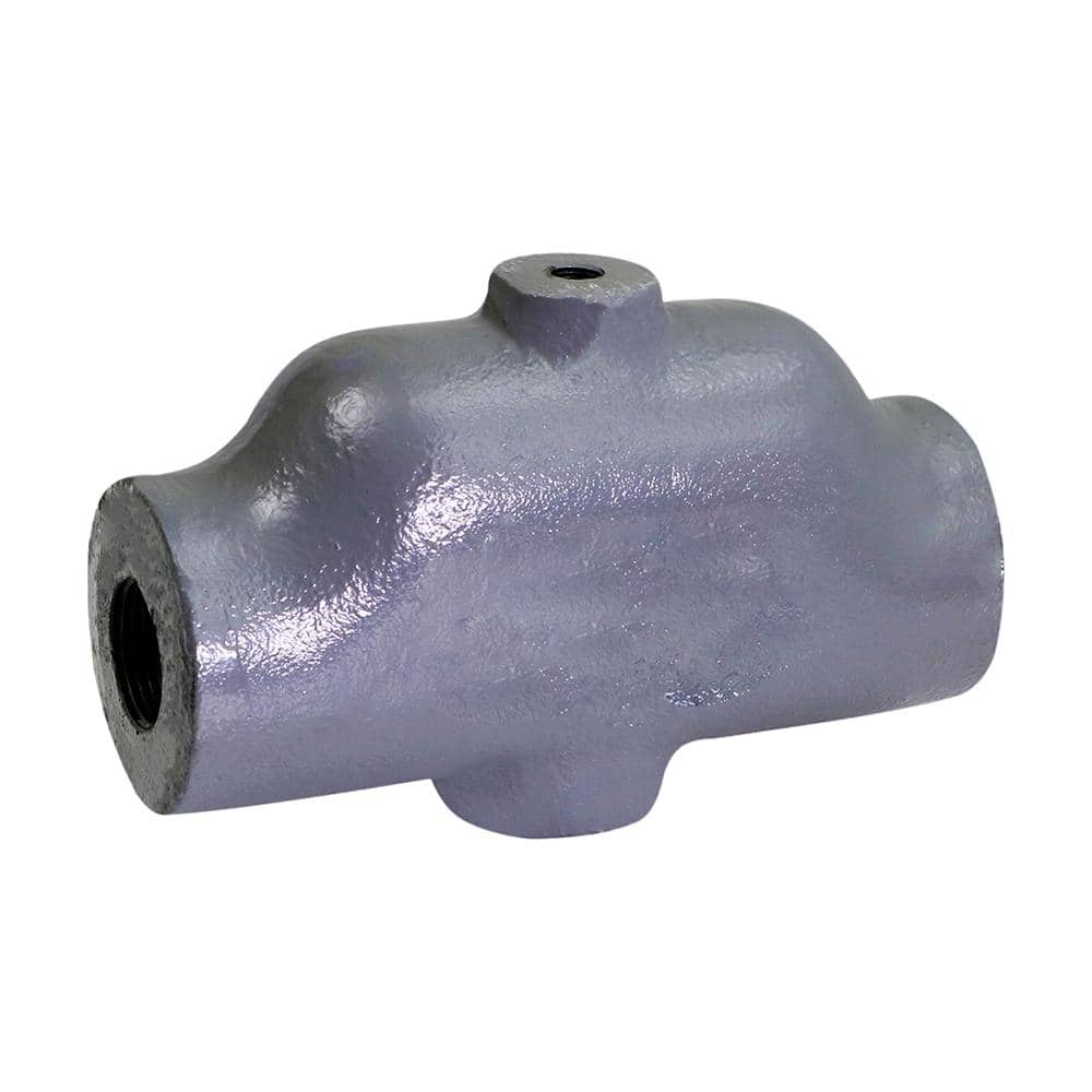 PLUMBFLEX 1-1/4 in. Air Vent Eliminator, Heating Boiler Air Scoop, Cast Iron (1)
