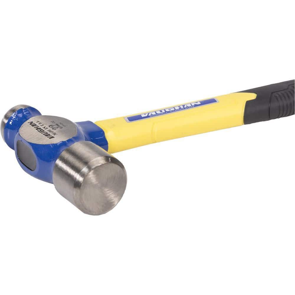 Vaughan 32 oz. Steel Ball Pein Hammer with 14 in. Fiberglass Handle (3)