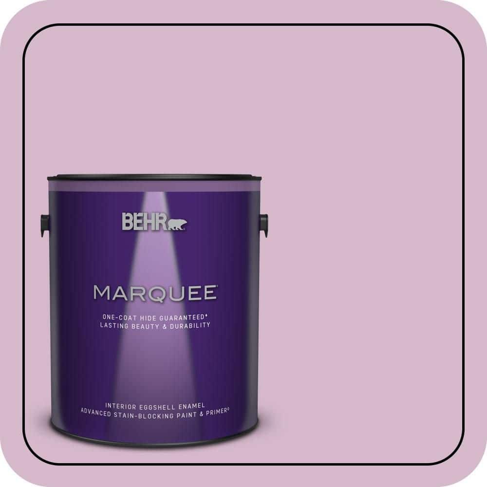 BEHR MARQUEE 1 gal. #680D-4 Velvet Slipper Eggshell Enamel Interior Paint & Primer (1)