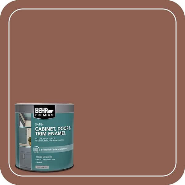 BEHR PREMIUM 1 qt. #MQ1-61 Upper Eastside Satin Enamel Interior/Exterior Cabinet, Door & Trim Paint (2)