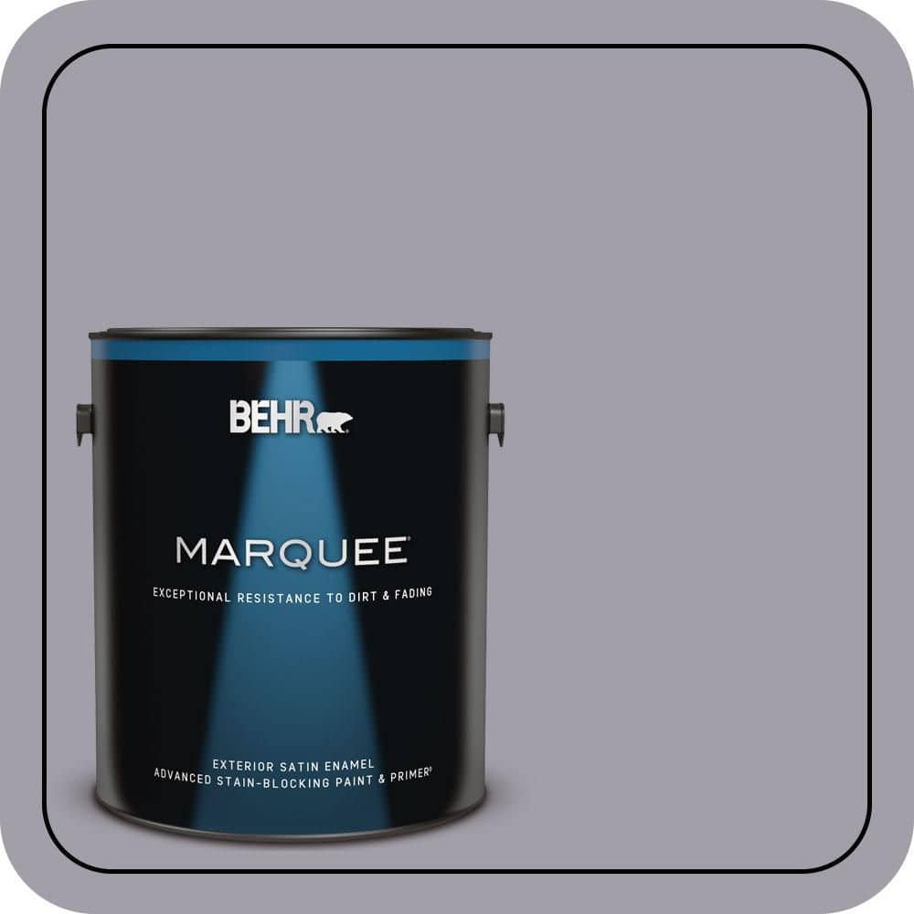 BEHR MARQUEE 1 gal. #N550-4 Ashberry Satin Enamel Exterior Paint & Primer