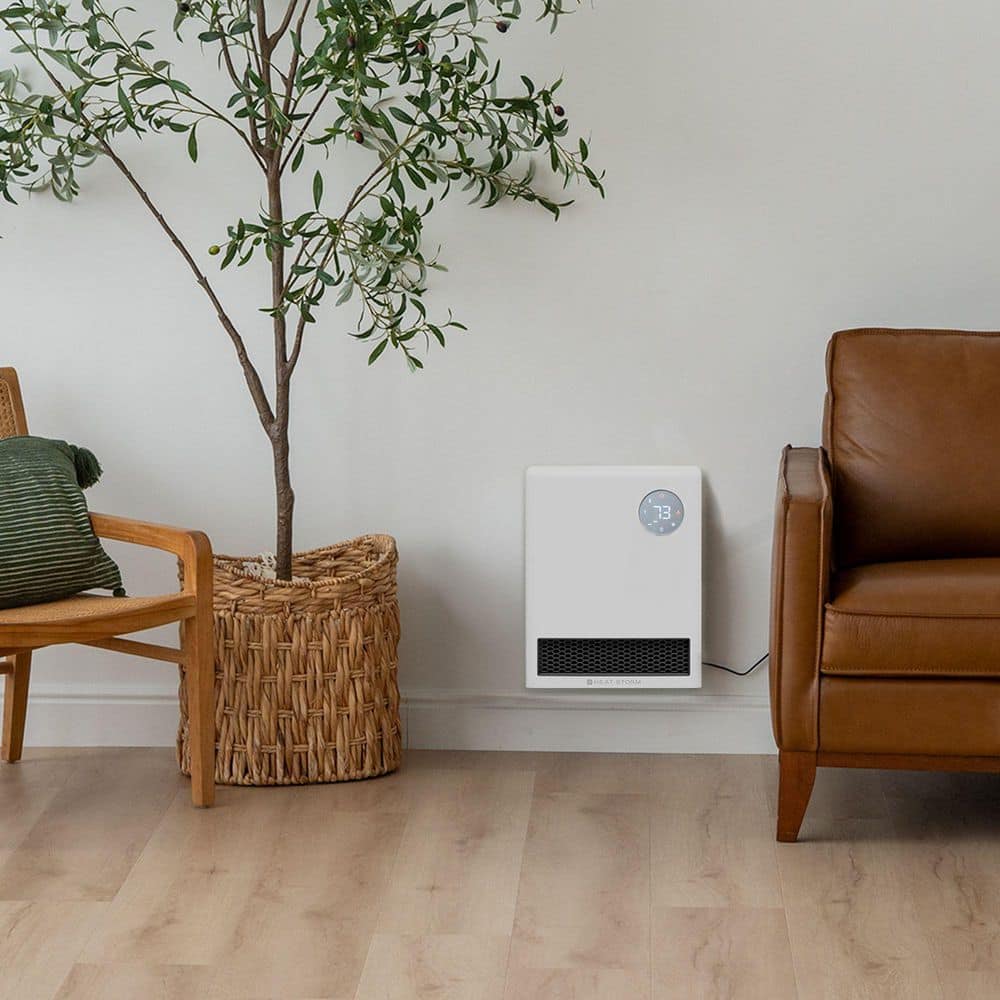 HEAT STORM 1500 Watt Ceramic Wall Heater with Wi-Fi, Radiant Furnace (2)