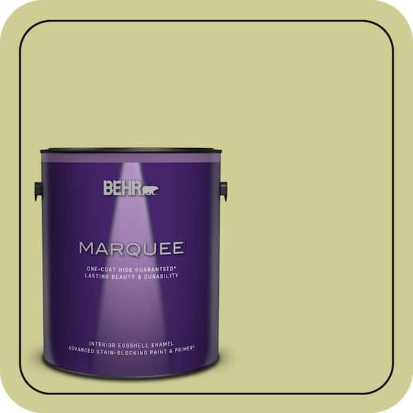 BEHR PREMIUM PLUS #M340-4 Wasabi Interior/Exterior Paint & Primer Color Sample (4)