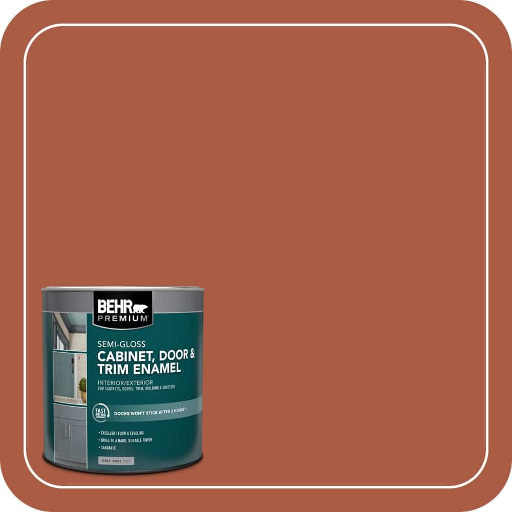 BEHR PREMIUM 1 qt. #M190-7 Colorful Leaves Semi-Gloss Enamel Interior/Exterior Cabinet, Door & Trim Paint