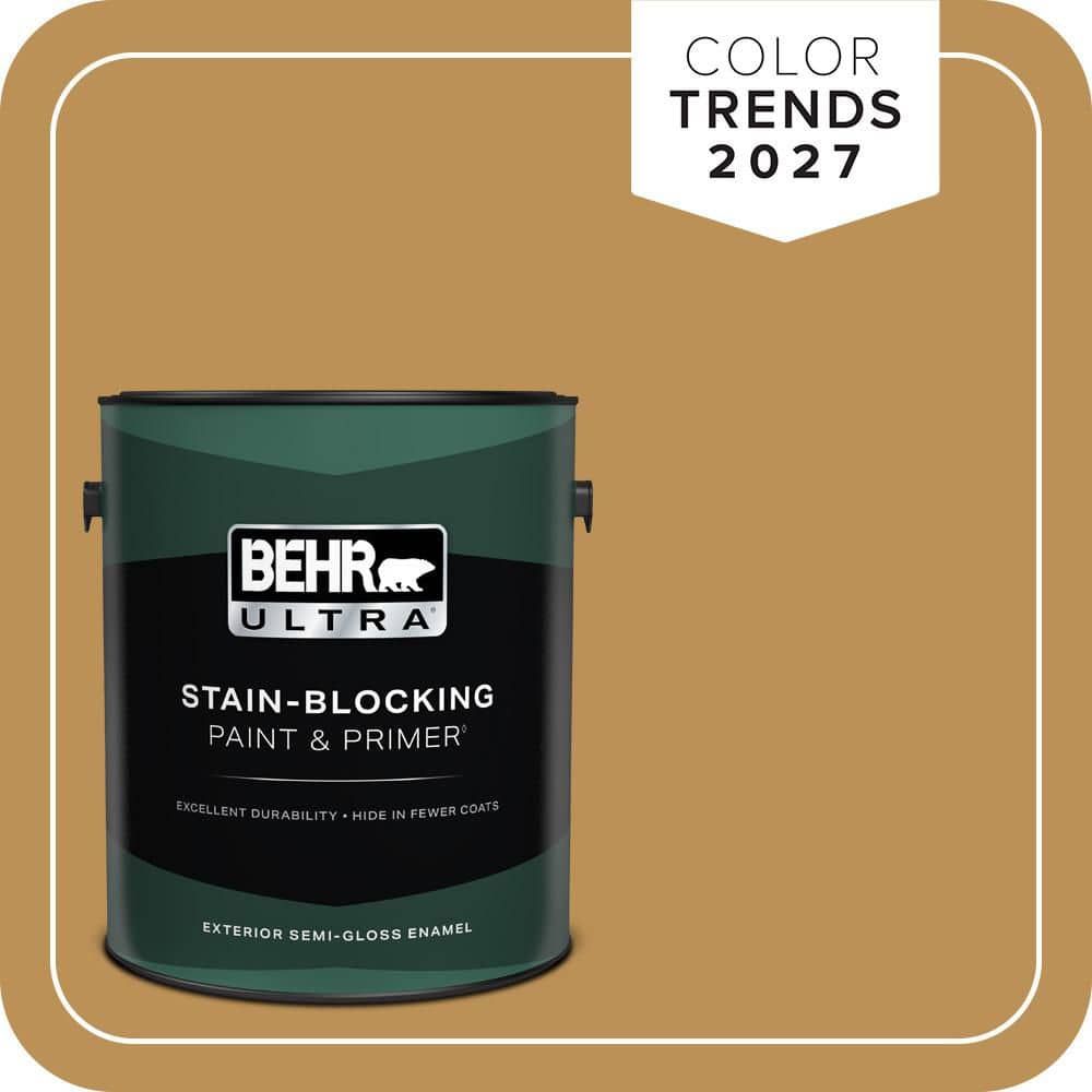 BEHR ULTRA 1 gal. #MQ4-07 Radiance Semi-Gloss Enamel Exterior Paint & Primer