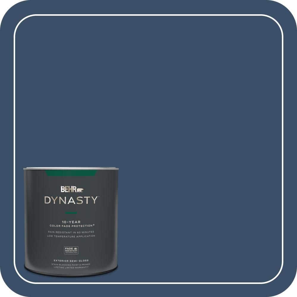 BEHR DYNASTY 1 qt. #M510-7 Inked Semi-Gloss Exterior Stain-Blocking Paint & Primer