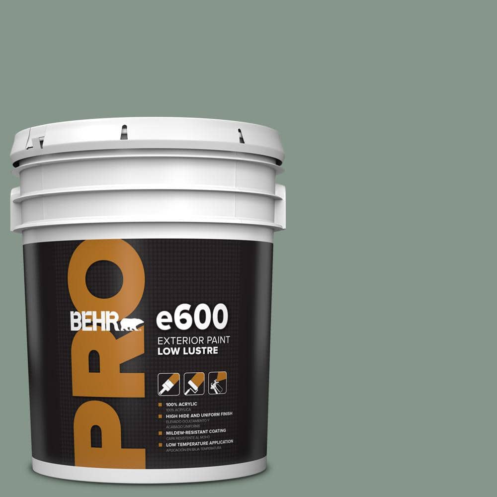 BEHR PRO 5 gal. #N420-4 Underground Gardens Low Luster Exterior Paint