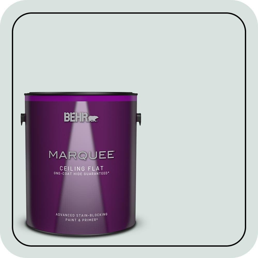 BEHR MARQUEE 1 gal. #N440-1 Streetwise Ceiling Flat Interior Paint & Primer (1)