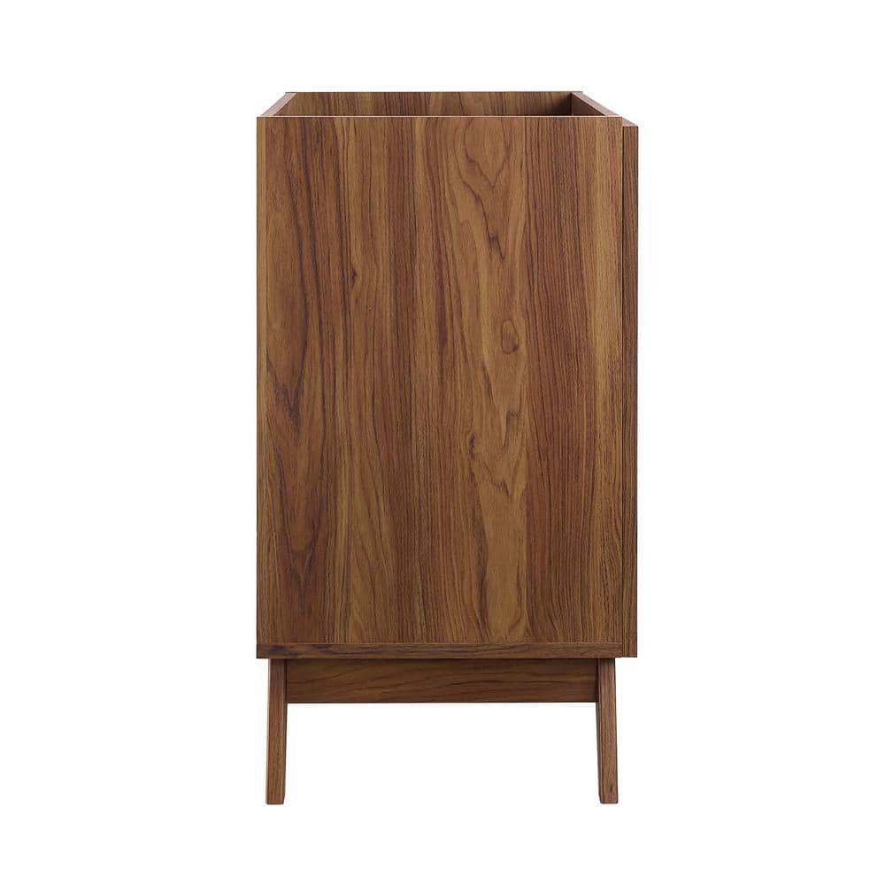 MODWAY Soma 29 in. W x 18 in. D x 32.5 in. H Bath Vanity Cabinet without Top in Walnut (2)