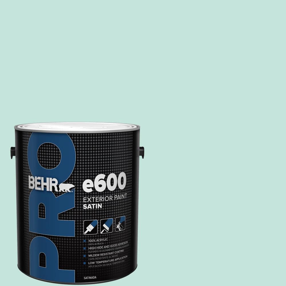 BEHR PRO 1 gal. #MQ3-19 Misty Isle Satin Exterior Paint