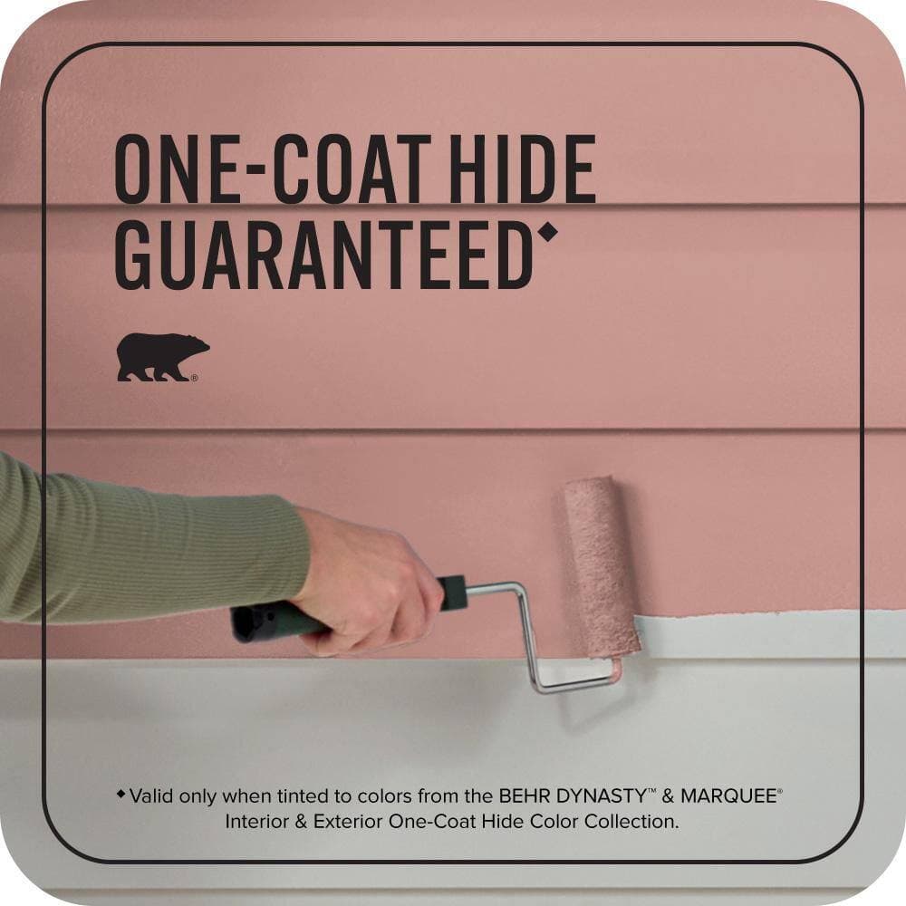 BEHR MARQUEE 5 gal. #S160-4 Portuguese Dawn Flat Exterior Paint & Primer (3)