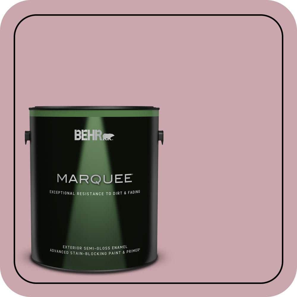 BEHR MARQUEE 1 gal. #MQ1-04 Dutchess Dawn Semi-Gloss Enamel Exterior Paint & Primer