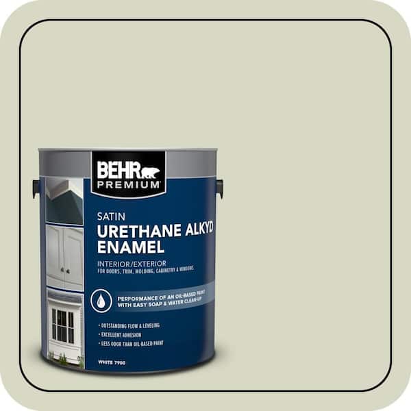 BEHR PREMIUM 1 gal. #S370-2 Feng Shui Urethane Alkyd Satin Enamel Interior/Exterior Paint (2)