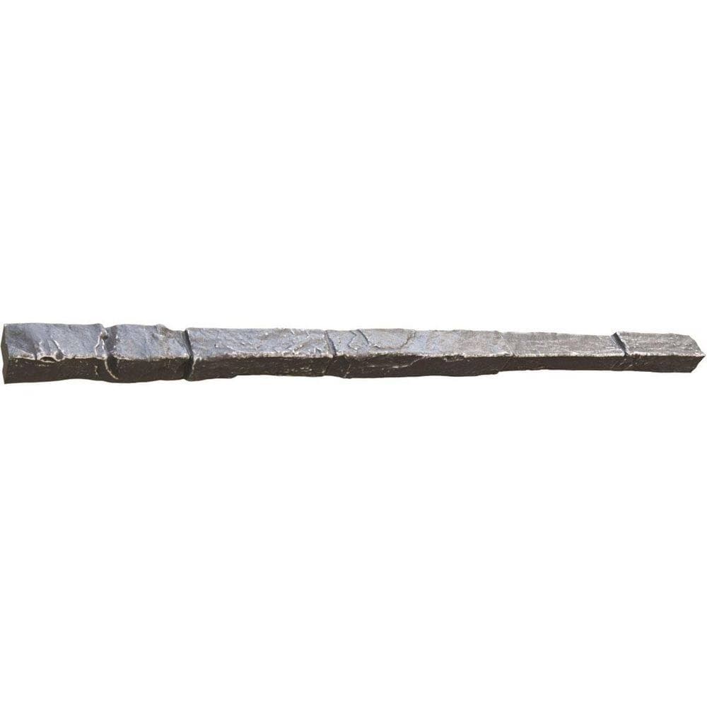 Ekena Millwork Universal Trim Sill for EverStone Faux Siding Panels, 48"W x 2"D x 2"H, Graphite Color (3)