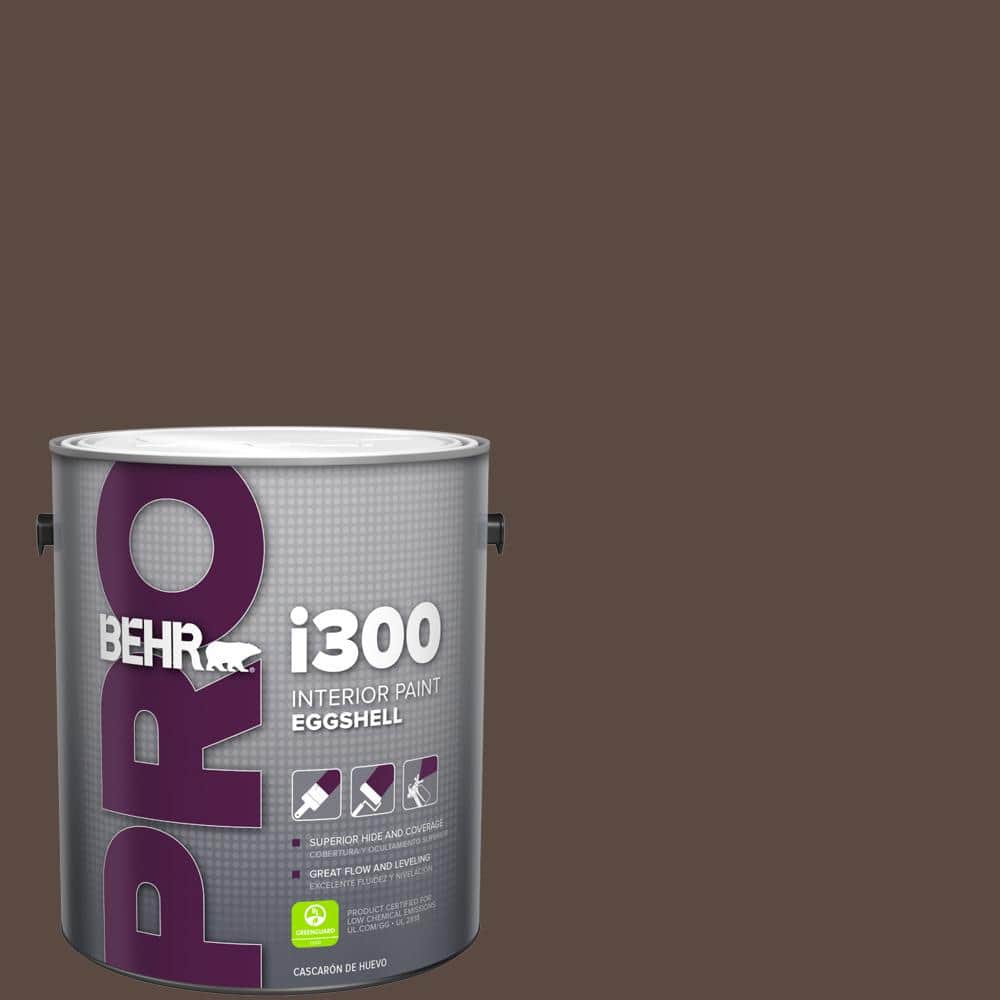 BEHR PRO 1 gal. #PMD-91 Iced Espresso Eggshell Interior Paint