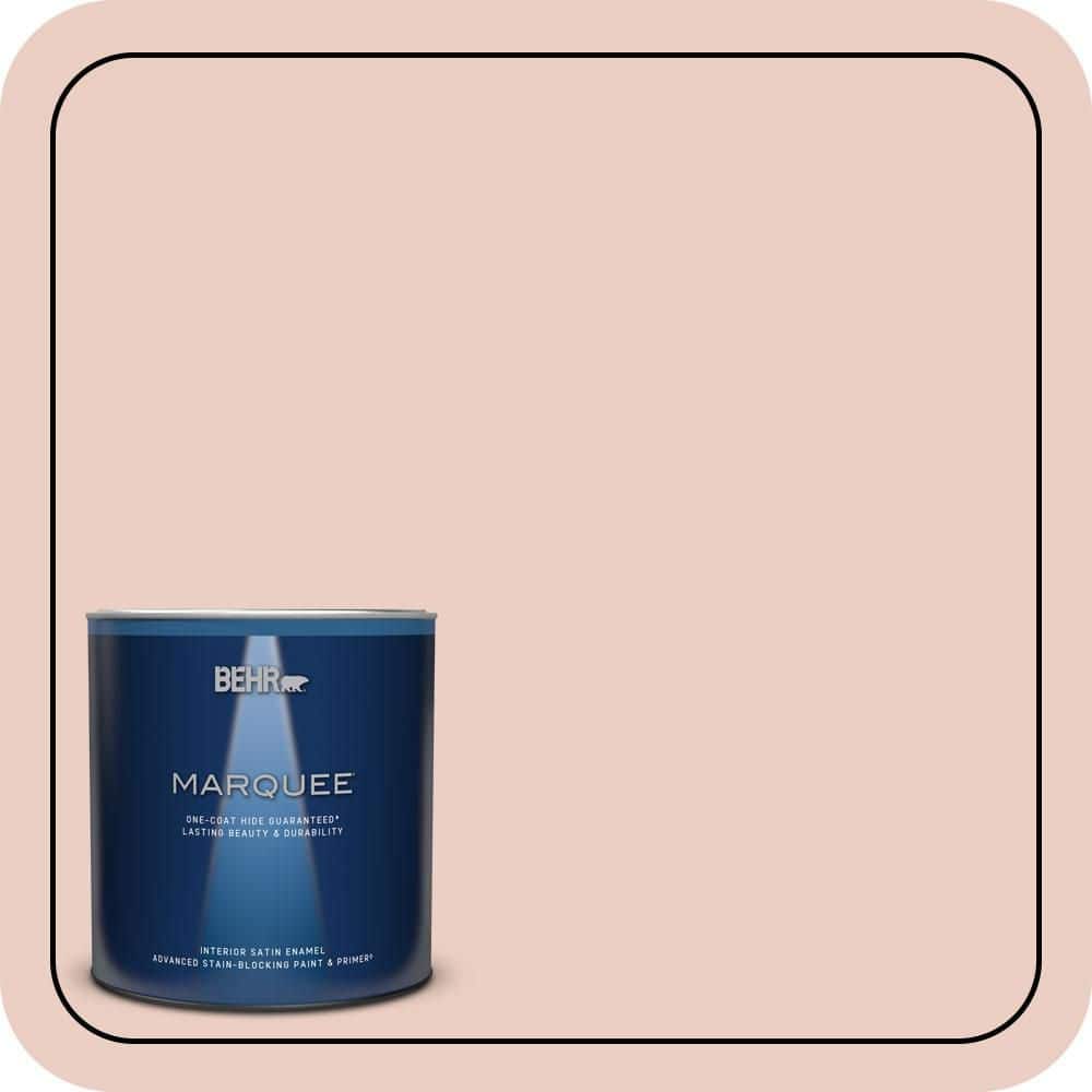 BEHR MARQUEE 1 qt. #S180-1 Angelico Satin Enamel Interior Paint & Primer