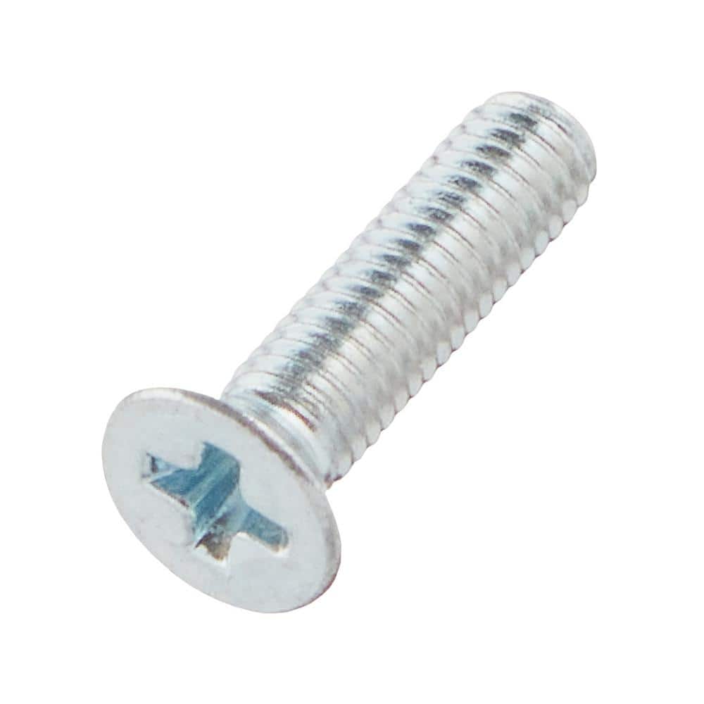 Everbilt M3-0.5 x 12mm Zinc Flat Head Phillips Drive Machine Screw 4-Pieces (1)